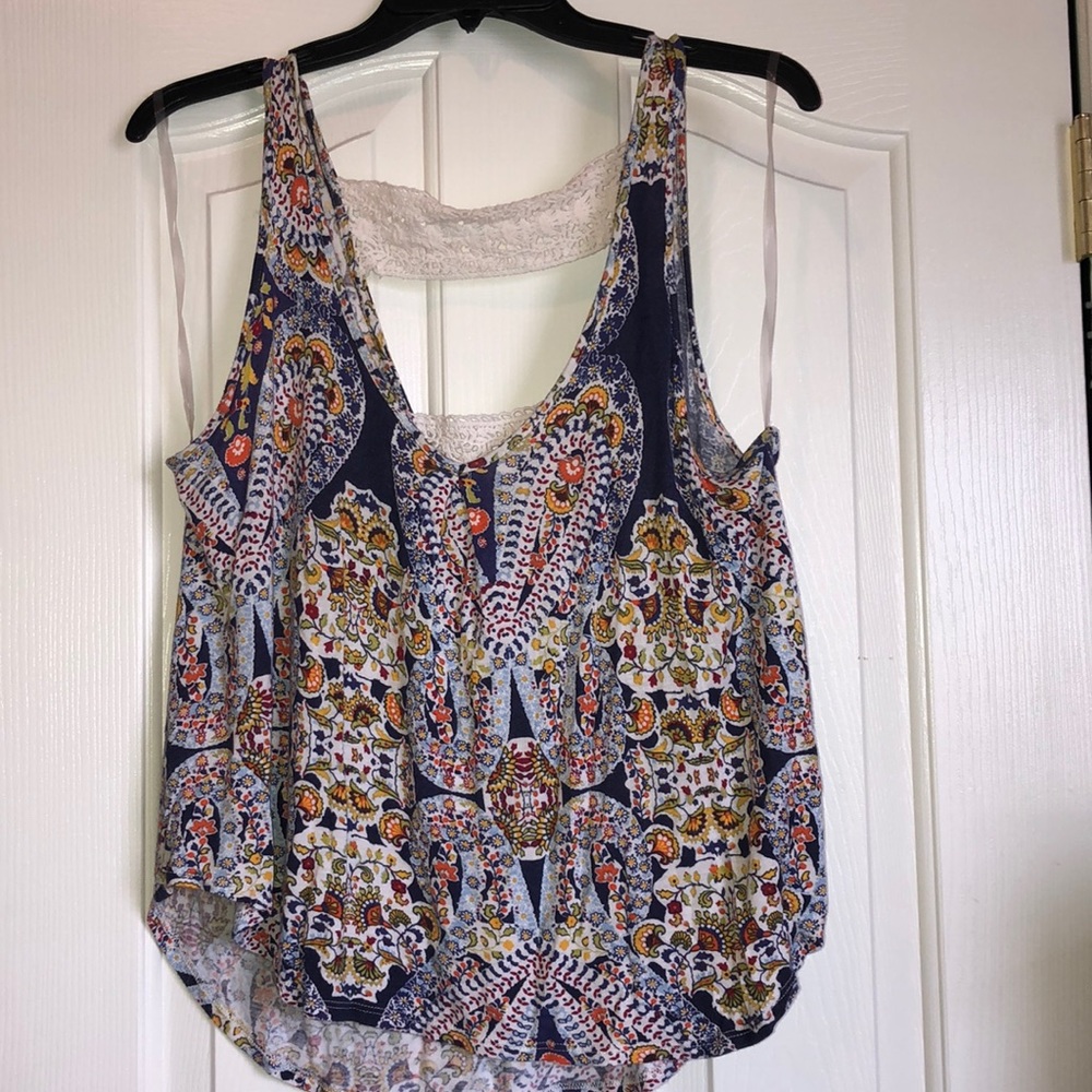 Eyeshadow Colorfully patterned tank top size L